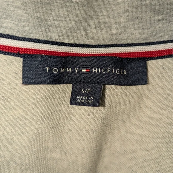 Tommy Hilfiger Womens Gray Band Jacket Blazer with Stand-Up Collar GUC Size S - Picture 7 of 8